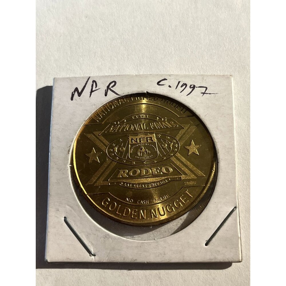 National Rodeo Finals Golden Nugget 1997 Sealed Coin Token